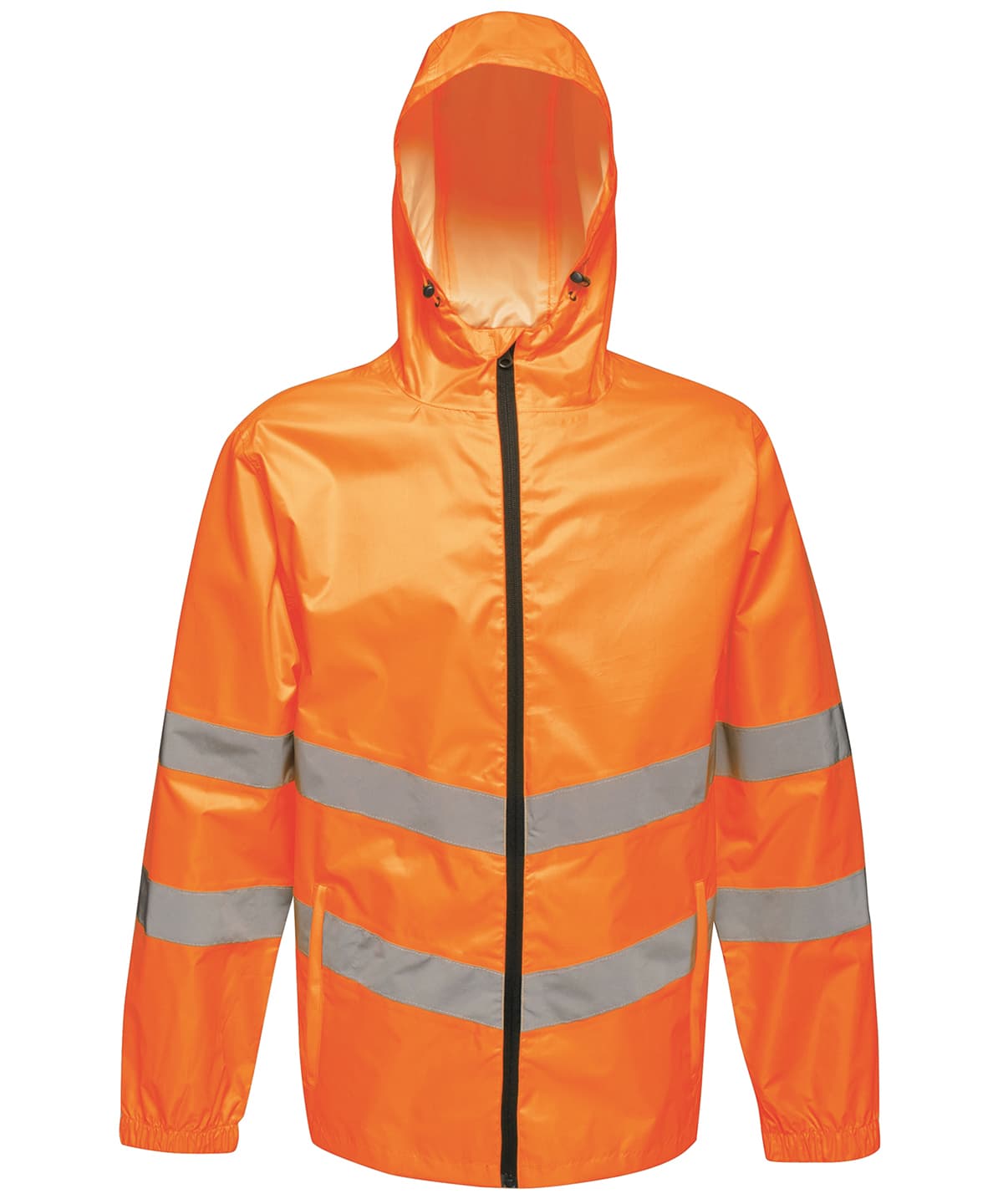 High-vis pro pack-away jacket — Size 2XL, Colour Orange