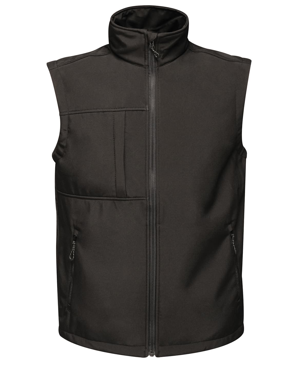 Octagon 3-layer bodywarmer — Size 2XL, Colour Black/Black