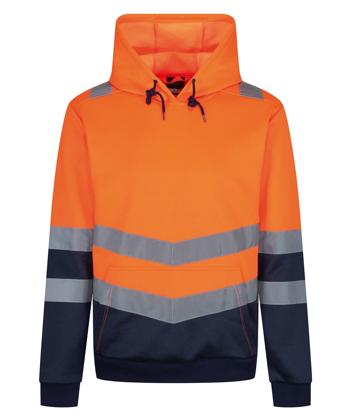 Pro hi-vis overhead hoodie — Size 2XL, Colour Orange