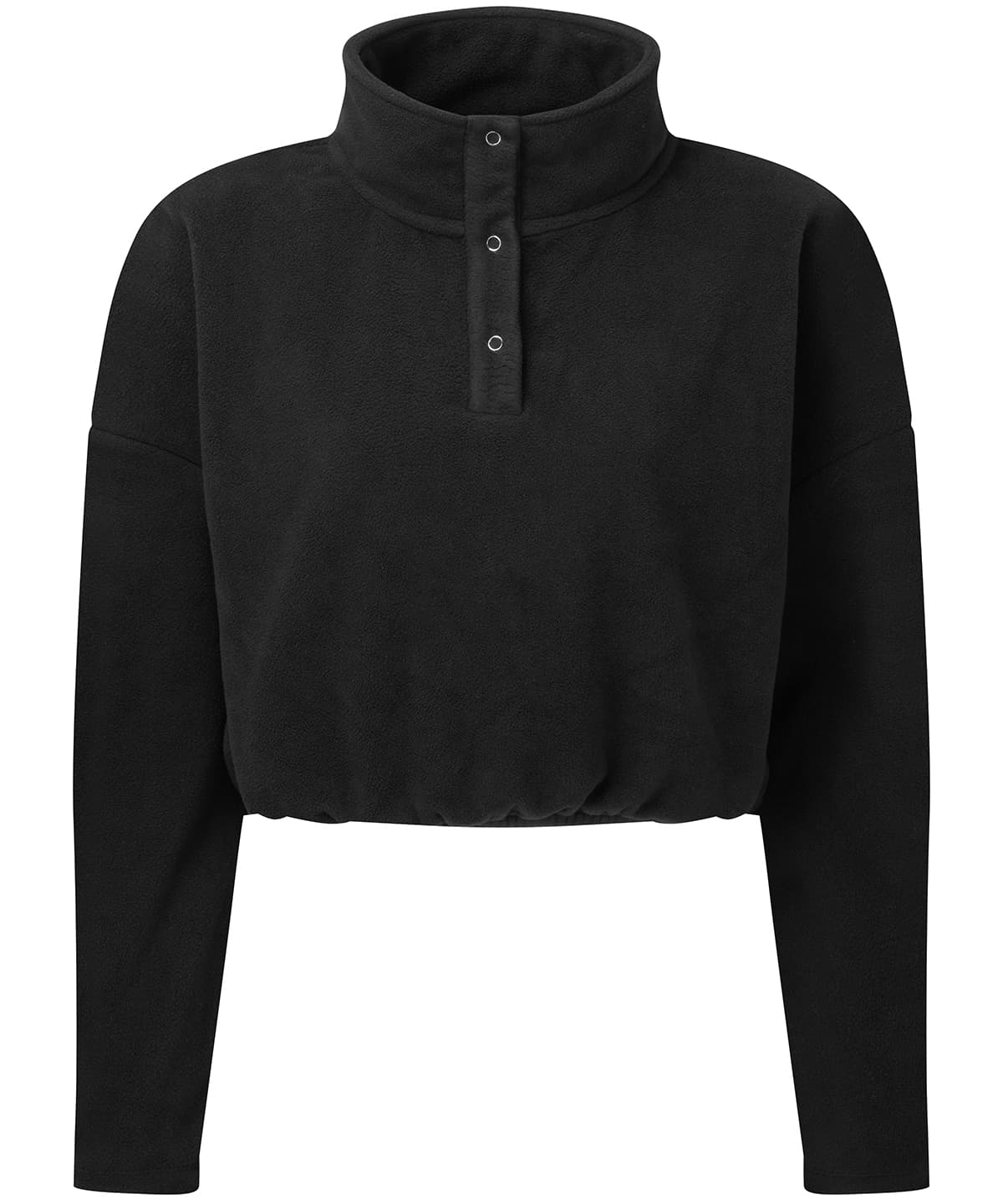 Women's TriDri® cropped fleece — Size 2XS, Colour Black