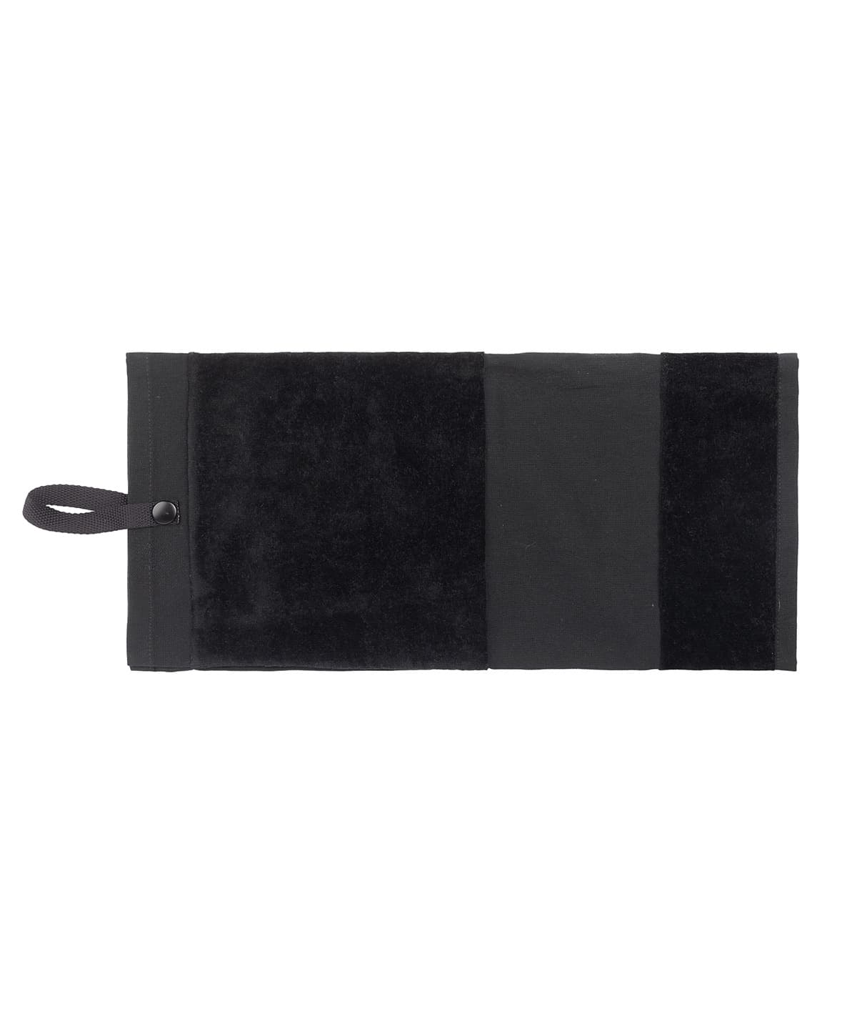 Deluxe velour golf towel — Size One size, Colour Black