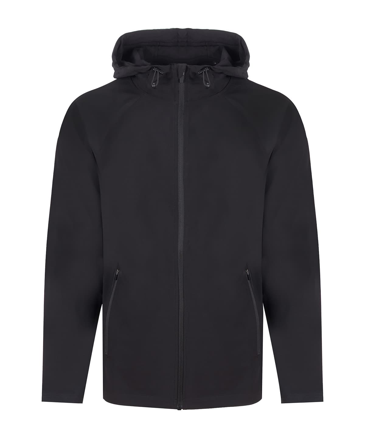 Technical zip-through hoodie — Size 2XL, Colour Black