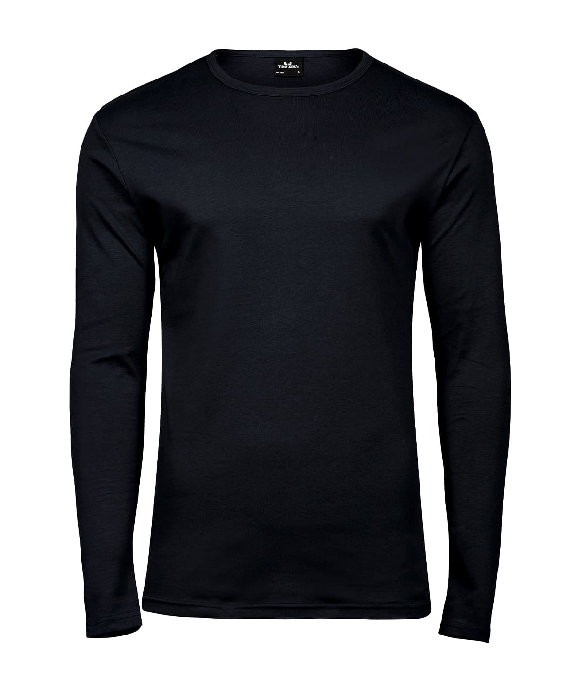 Long sleeve interlock tee (530) — Size 2XL, Colour Black
