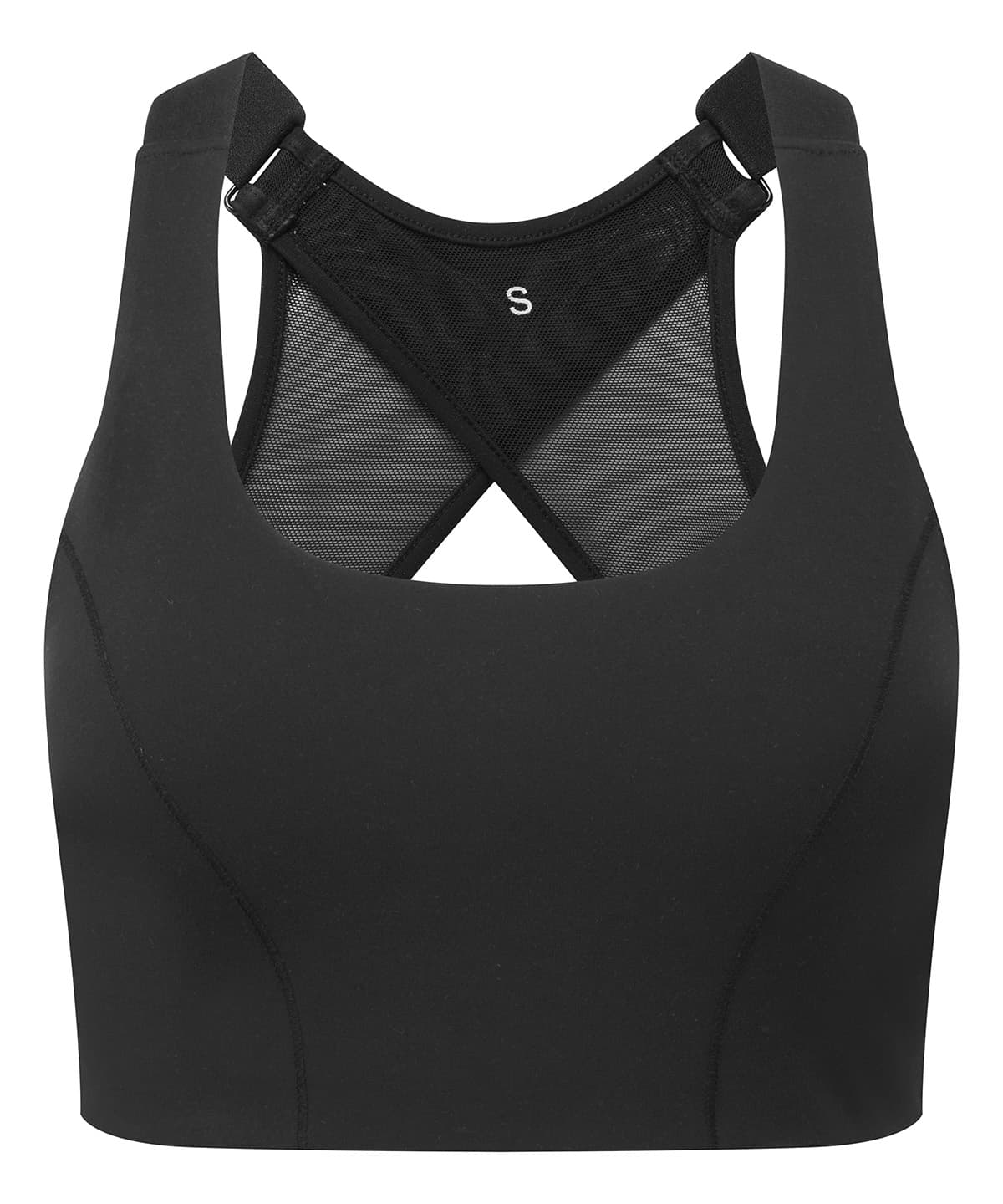 Tridri® recycled high impact sports bra — Size 2XL, Colour Black